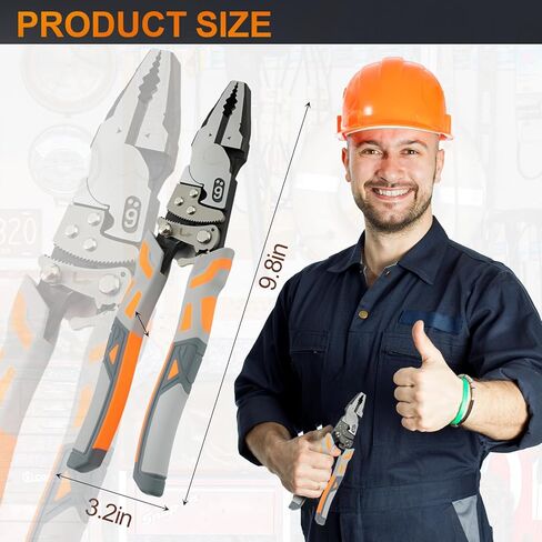 Ratchet Wire Plier - قطع الأسلاك لأسلاك الأسلاك والأسلاك ، تم تزويرها من 55 من الصلب ، مقبض قفل Pliers Professional in Kuwait