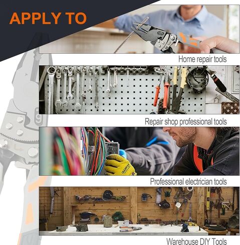 Ratchet Wire Plier - قطع الأسلاك لأسلاك الأسلاك والأسلاك ، تم تزويرها من 55 من الصلب ، مقبض قفل Pliers Professional in Kuwait