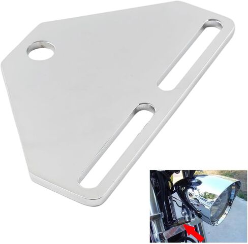 LIRU 1 PC BOTTOR MOUNT METTLENT BRACKET ADAPTER HEDAPTER ANDERSBLIES Aluminium Chrome for Harley Cruiser Chopper Touring Dyna in Saudi Arabia