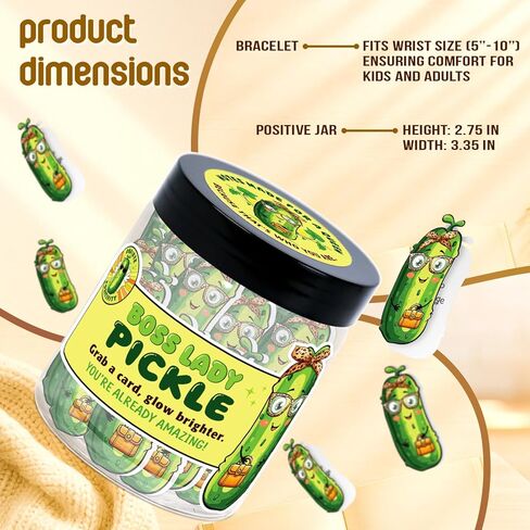 Nurse Appreciation Gifts - Pickle Nursing Gifts - Funny Gift for New Nurse, CNA, RN Nurses - Graduation Giftss, Birthday Present - Decor Jar with 60 Appreciation Cards in Kuwait