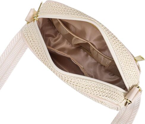 AOCINA RFID Straw Summer Purses for Women 2025 Woven Crossbody Bags Shoulder Handbags for Everyday Beach Travel Vacation in Kuwait