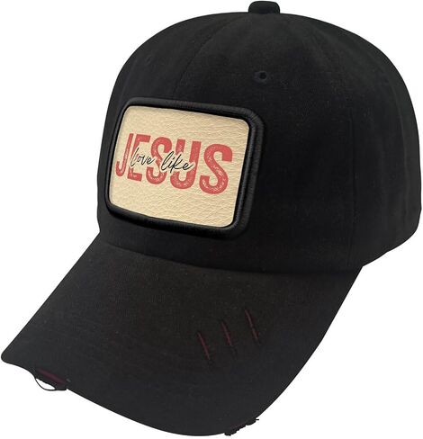 Jesus Love Like Hats Trendy Workout Caps Gifts for Him Who Like Embroidered,Hiking Hat Suitable for Outdoor Activities in Saudi Arabia