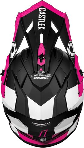 Castle X Mode Mx Corsa Off-Road/MX/ATV/UTV خوذة في Glo الوردي غير اللامع ، متوسط الحجم in Kuwait