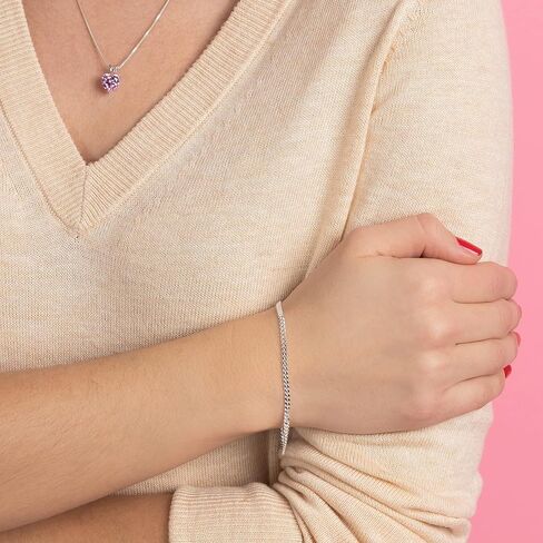 Kezef 925 Sterling Silver Cupan Link Bracelet للرجال والنساء - مصنوع في إيطاليا - سلسلة كبح سوار رجالي في 7-9 بوصات - رجال المجوهرات الحقيقية للرجال النابض in Kuwait