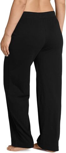 Jockey Women's Sleepwear Everyday Essentials 100% Cotton Pant, Blue Wash, S in Saudi Arabia