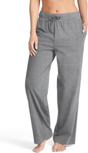 Jockey Women's Sleepwear Everyday Essentials 100% Cotton Pant, Blue Wash, S in Saudi Arabia