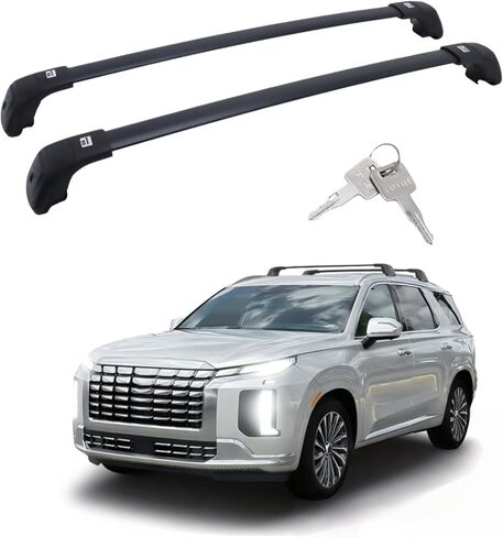 330lbs Lockable Roof Rack Cross Bars Fit for Chevrolet Tahoe, Chevy Suburban,GMC Yukon & Yukon XL, Cadillac Escalade ESV 2021 2022 2023 2024 2025,Accessories Cargo Carrier Bars Luggage Rack in Kuwait