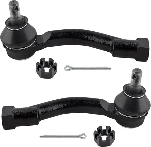 BOXI (Set of 4) 2x Front Inner Tie Rod Ends + 2x Front Outer Tie Rod Ends Kit Fit for Kia Sorento 2003 2004 2005 2006 2007 2008 2009 | Replace EV800040 ES800039 ES800042 EV800041 in Saudi Arabia