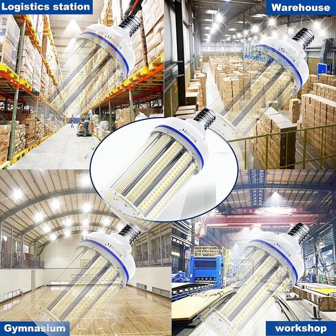 لمبة ضوء Amazon High Brightness LED ， 100W مصباح ضوء الذرة LED ، E26 E39 LED LED مصباح الذرة ، 15000 LUMEN 5000K ضوء النهار 100V ~ 277 فولت مصباح كوب الذرة للذوق in Kuwait
