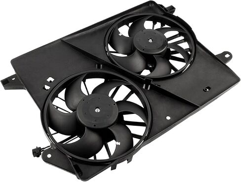 620-039 5137714AA Dual Engine Cooling Fan Assembly for Dodge Challenger 2008 2009 2010 for Chrysler 300 2005 2006 2007 2008 2009 2010 for Dodge Charger 2006-2010 for Dodge Magnum 2005-2008 in Saudi Arabia