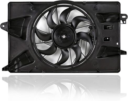 مجموعة مروحة المبرد والمكثف المزدوج-التبريد المباشر/بديل لـ CH3115180 14-18 Jeep Cherokee 2.4L 4Cy 15-17 Chrysler 200 Sedan in Saudi Arabia