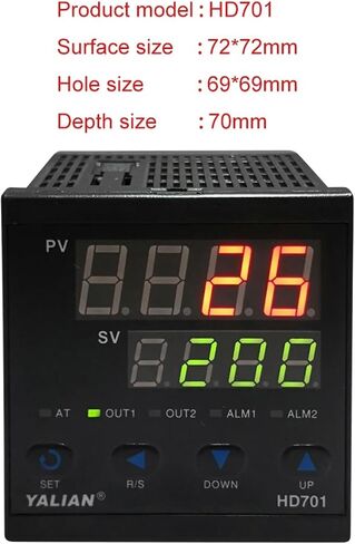Pid Temperature Controller Industry thermoregulator AC 100 to 240V Max Temperature 1372 ºC for Sous Vide Home Brewing Oven(HD402) in Saudi Arabia