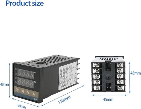 Rex- C100 وحدة تحكم درجة حرارة الذكية الرقمية K/Universal Inport SSR/RELAY THERMOSTAT 110V إلى 240 فولت جهد العمل (K في SSR Out) in Saudi Arabia