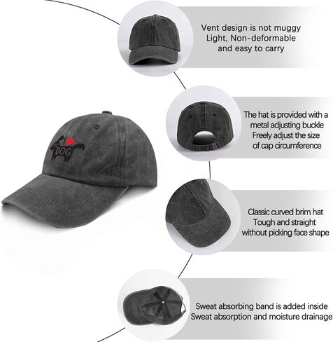 Dad Hat I Love My Dog, Graphic Caps for Men in Saudi Arabia