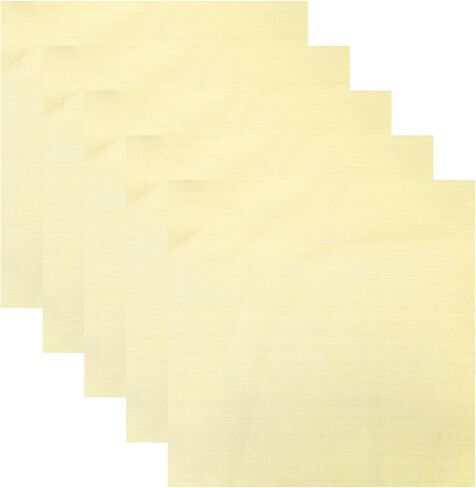 uxcell 5 Pack Brass Mesh, 5.9" x 5.9" 60 Mesh Brass Woven Wire Mesh Brass Filter Coarse Dense Filter Screen Mesh for Non-Magnetic Signal Screen Tool DIY Fill Fabric in Kuwait