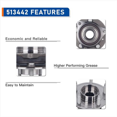 Parod 513442 Wheel Bearing Hub Combly Fit for 2020-2022 Buick Encore GX/Cadillac CT4/Malibu ، 2020 Regal ، 2018-2024 Chevy Equinox ، 2021-2022 Trailblazer ، 2018-2021 GMC Therrain Front/Real in Saudi Arabia