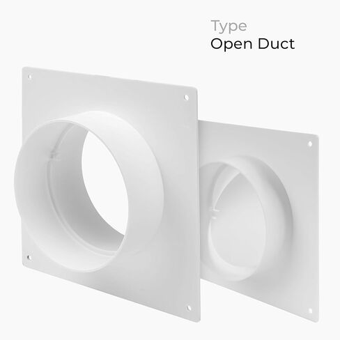 6 بوصة من البلاستيك شفة مستقيمة أو مرنة لمحبي الاستخراج ، ولوحة الحائط ، واتصال قناة التدفئة والتبريد. شفة موصل القناة الدائرية in Kuwait