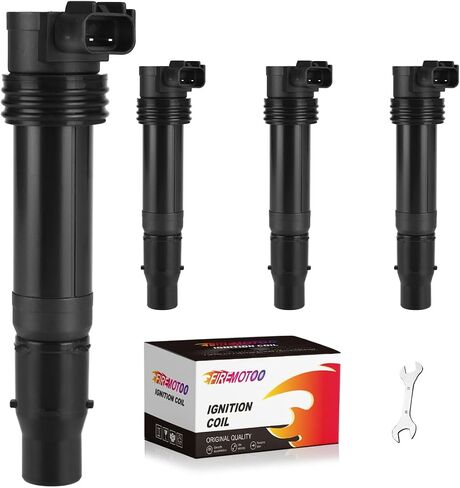 Pack of 4 Ignition Coil Pack Compatible with Kawasaki Ninja ZX600 ZX-6RR 2003-2006 ZX-6R 2003-2018 Replace F6T570 21171-1282 21171-0021 160-01072 in Saudi Arabia