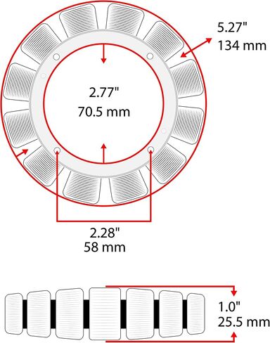 Caltric Stator Compatible with Harley Davidson Sportster 1200 XL1200C Custom 1996-2005 / Sportster 883 XLH883 / 883 XLH883 Deluxe 1991-2005/29967-89C in Saudi Arabia