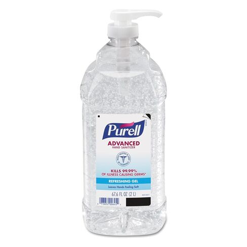 Purell Advanced Hand Leantizer هلام منعشة ، رائحة نظيفة ، زجاجة مضخة 2 لتر (حزمة 1). 9625-04 in Saudi Arabia