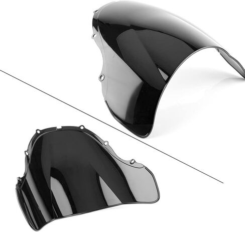 Motorcycle Windshield Tinted Windshield Windscreen Motorcycle Windshield Windscreen ABS for CBR600 F4 1999 2000 CBR 600 CBR600F4 99 00 (Iridium) in Saudi Arabia