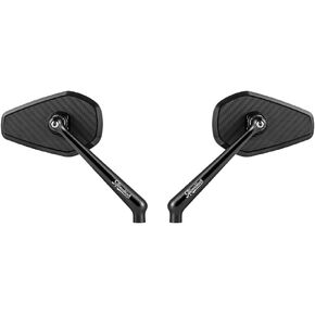 Advanblack Axion Performance Style Mirrors Harley Motorcycle Rear View Mirrors Compatible with Sportster Softail Road Glide Electra Street Glide King Dyna Ultra V-rod Indian (Blue) in Saudi Arabia
