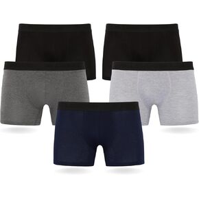 5-Pack Mens Boxers with HyFresh Odour Protection Technology – Breathable Mens Underwear – Super Soft, Tagless in Saudi Arabia