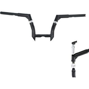 Detachable 8" Rise 1-1/4" Handlebar Fits Harley Davidson '12-'16 FLD, 13-'17 FXDB, 16-'17 FXDLS, and '00-'17 FLS, FLSS, FLSTC, FLSTF, FLSTFB, FLSTFBS, FLSTN, FXST, FXSTB, FXSTC and '18-later Softail in Saudi Arabia