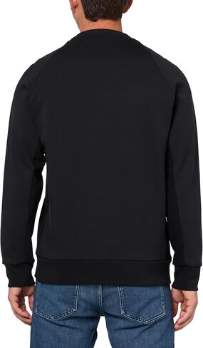 Boss Men's Badge Logo Cotton Blend Sweatshirt in Saudi Arabia
