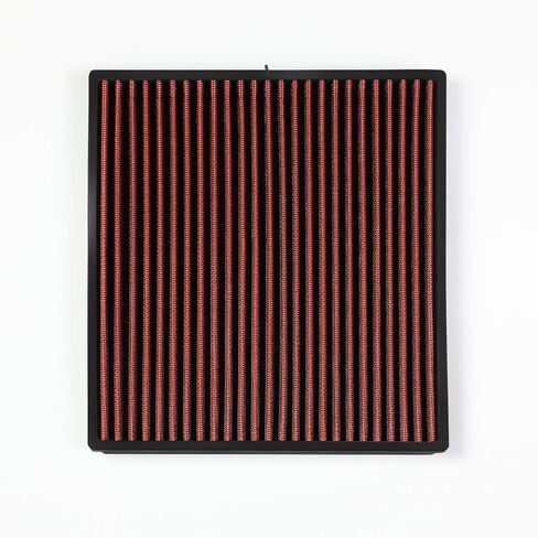Auto Dynasty - [Washable] High Flow Drop-In Panel Cabin Air Filter Compatible with Acura MDX TSX TL Honda Accord Civic Pilot CR-V, Red, Pack of 1 in Kuwait
