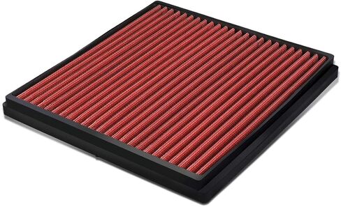 Auto Dynasty - [Washable] High Flow Drop-In Panel Cabin Air Filter Compatible with Acura MDX TSX TL Honda Accord Civic Pilot CR-V, Red, Pack of 1 in Saudi Arabia