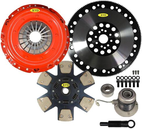 AMC Stage 3 Clutch + 16 lbs flywheel Kit متوافق مع Ford Mustang GT 5.0L DOHC V8 Coyote 2011 2012 2013 2015 2015 2017 in Saudi Arabia