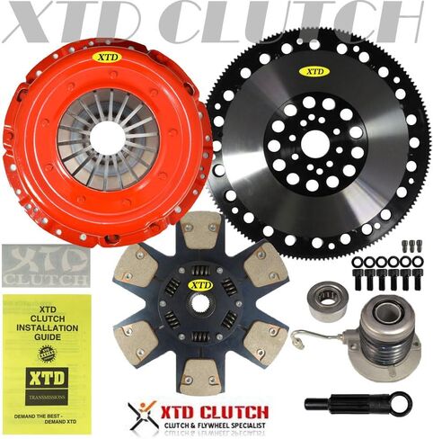 AMC Stage 3 Clutch + 16 lbs flywheel Kit متوافق مع Ford Mustang GT 5.0L DOHC V8 Coyote 2011 2012 2013 2015 2015 2017 in Saudi Arabia