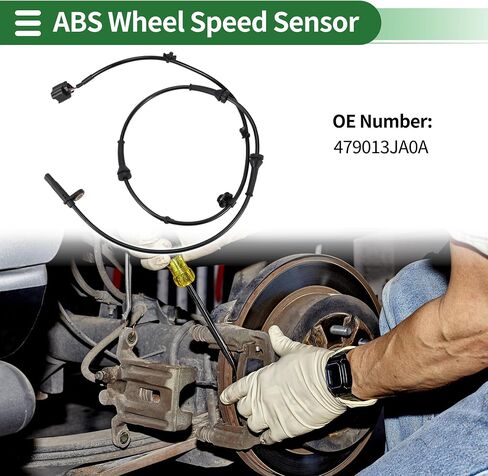 Motoforti ABS Wheel Speed Sensor ABS Sensor Anti-Lock Braking System Sensor for Nissan Pathfinder 2013-2020 No.479013JA0A Rear Left in Saudi Arabia