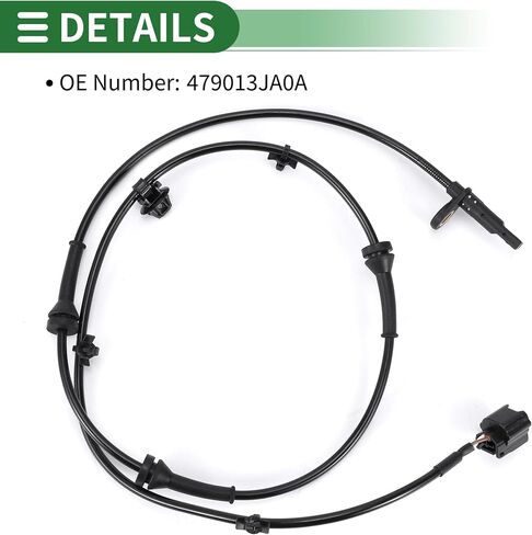 Motoforti ABS Wheel Speed Sensor ABS Sensor Anti-Lock Braking System Sensor for Nissan Pathfinder 2013-2020 No.479013JA0A Rear Left in Saudi Arabia