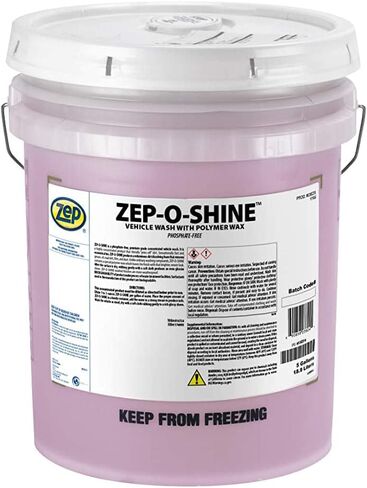 Zep-O-Shine Car Wash Concentrate - 5 Gallons (One Bucket) 38235 - Professional Car Wash Formula in Saudi Arabia