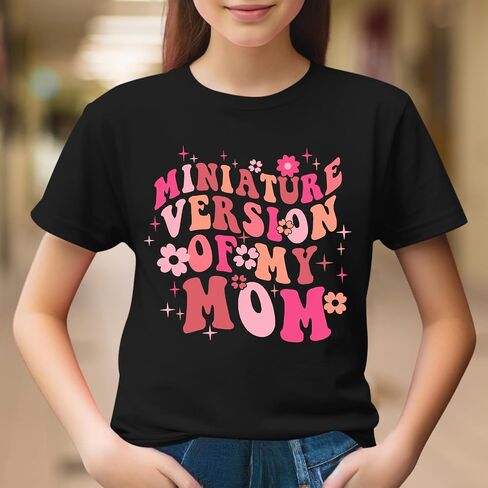 Flower Girl Shirt Cute Preppy Shirts for Girls Funny Letter Print T Shirt Floral Kids Graphic Summer Tees Tops in Saudi Arabia