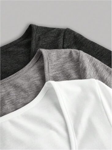 مراوغة الفتاة 4 حزمة T Shirt مجموعة Ruched Square Dequ in Saudi Arabia
