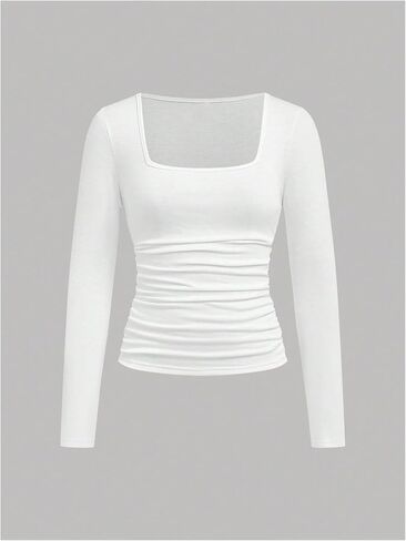 مراوغة الفتاة 4 حزمة T Shirt مجموعة Ruched Square Dequ in Saudi Arabia