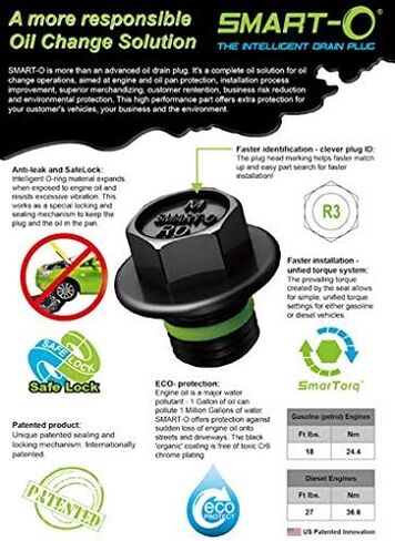 R9 Oil Drain Plug 1/2" x T20 – Anti-Leak & Anti-Vibration Sump Plug | High-Performance Sealing | Reusable | Eco-Friendly | Fast Install with Patented Technology in Saudi Arabia