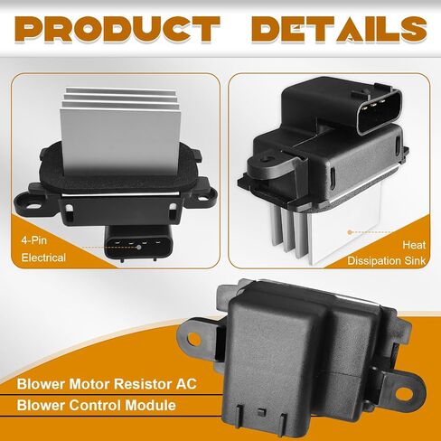مقاوم محرك منفاخ HVAC ، متوافق مع 2010-2017 F0RD Expedition 2010-2014 F0RD F-150 2011-2017 LINCOLN NAVIGATOR ، AC PLOWER MODULE CONTROL Auto Temp Control ، BL3Z-19E624-A YH-1829 in Saudi Arabia