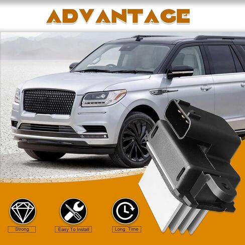 مقاوم محرك منفاخ HVAC ، متوافق مع 2010-2017 F0RD Expedition 2010-2014 F0RD F-150 2011-2017 LINCOLN NAVIGATOR ، AC PLOWER MODULE CONTROL Auto Temp Control ، BL3Z-19E624-A YH-1829 in Saudi Arabia