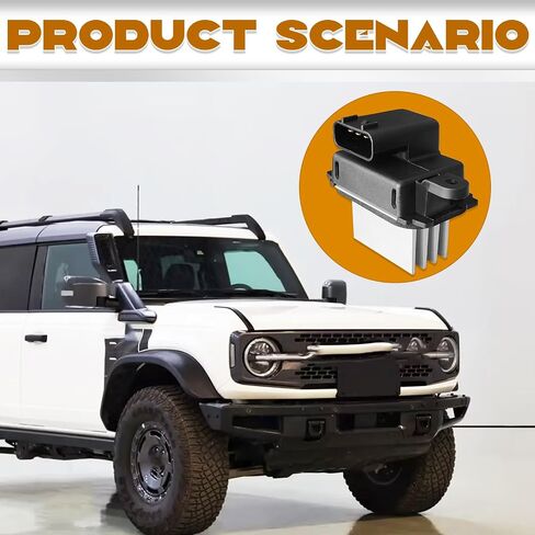 مقاوم محرك منفاخ HVAC ، متوافق مع 2010-2017 F0RD Expedition 2010-2014 F0RD F-150 2011-2017 LINCOLN NAVIGATOR ، AC PLOWER MODULE CONTROL Auto Temp Control ، BL3Z-19E624-A YH-1829 in Saudi Arabia