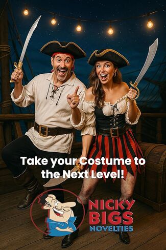 Nicky Bigs Novelties Fantasy Cosplay Plastic Arabian Curved Pirate Sword Cutlass Prop Weapon Costume in Kuwait