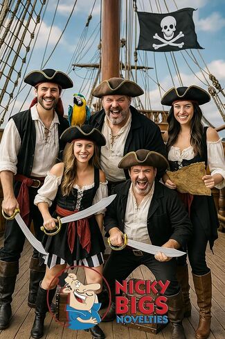 Nicky Bigs Novelties Fantasy Cosplay Plastic Arabian Curved Pirate Sword Cutlass Prop Weapon Costume in Kuwait