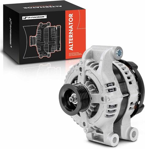 A-Premium Alternator Compatible with Chrysler 300 2008-2012 & Dodge Challenger 2008-2010, Charger 2008-2013, Magnum 2008, 12V 160A CW 6-Groove Pulley, Replace# 4210000620 in Saudi Arabia