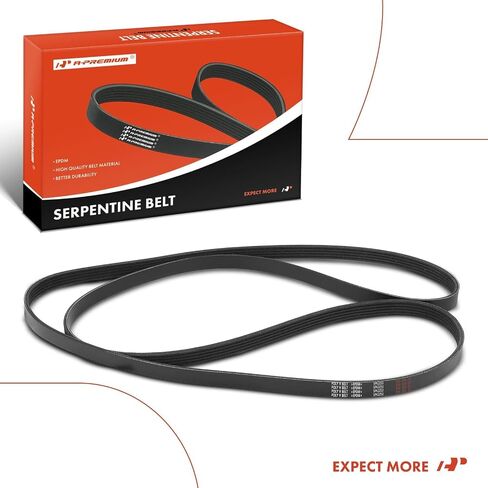A-Premium Engine Serpentine Drive Belt Compatible with Chevrolet Cavalier & Pontiac Sunfire, 1998 1999 2000 2001 2002 in Saudi Arabia