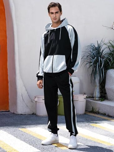LL Track Suits Mens Sweatsuits for Men Jogging Suits 2 Piece Set Hoodie Outfits in Saudi Arabia
