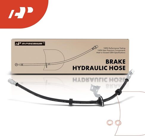 A-Premium Front Passenger Brake Hydraulic Hose Compatible with Select Mercedes-Benz Models - ML320 1998-2003, ML350 2003-2005, ML430 1999-2001, ML500 2002-2005/2013-2015, ML55 AMG 2000-2003 in Saudi Arabia