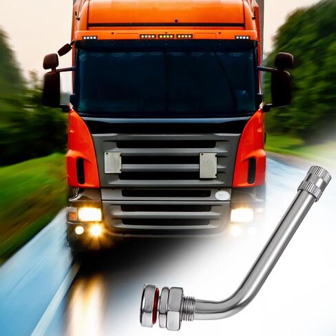 8 PCS SCET TRACK TIRE SECTS ، TR545D 60 درجة صمام امتداد محول التوافق مع 22.5 بوصة 24.5 بوصة من الألومنيوم in Saudi Arabia